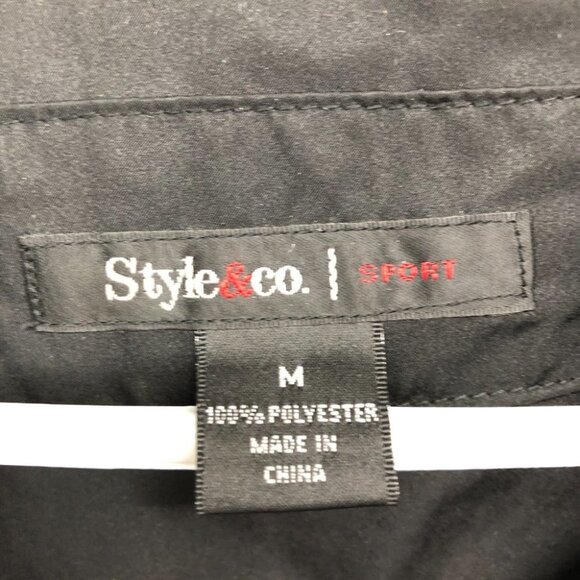 Style & Co Black Basic Short Jacket size M - Picture 3 of 16